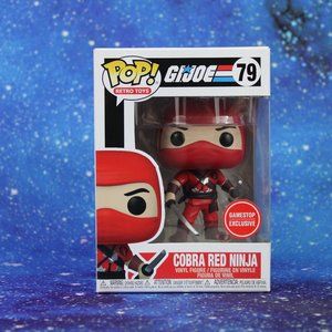 Funko Pop! Vinyl Retro Toys GIJOE Cobra Red Ninja #79 GameStop Exclusive